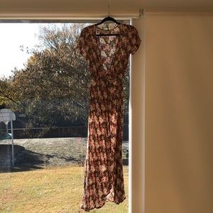 NWOT Auguste the Label Wrap Maxi Dress